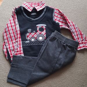 Train vest 3 piece outfit